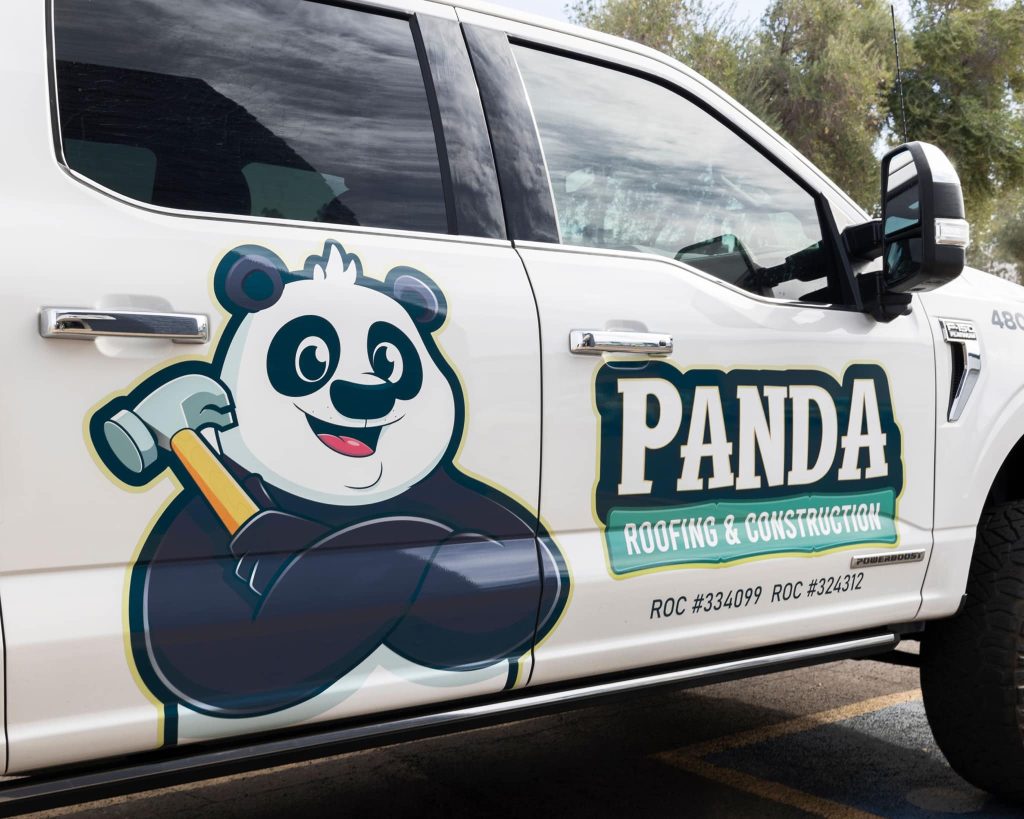 Panda Roofing Vehicle